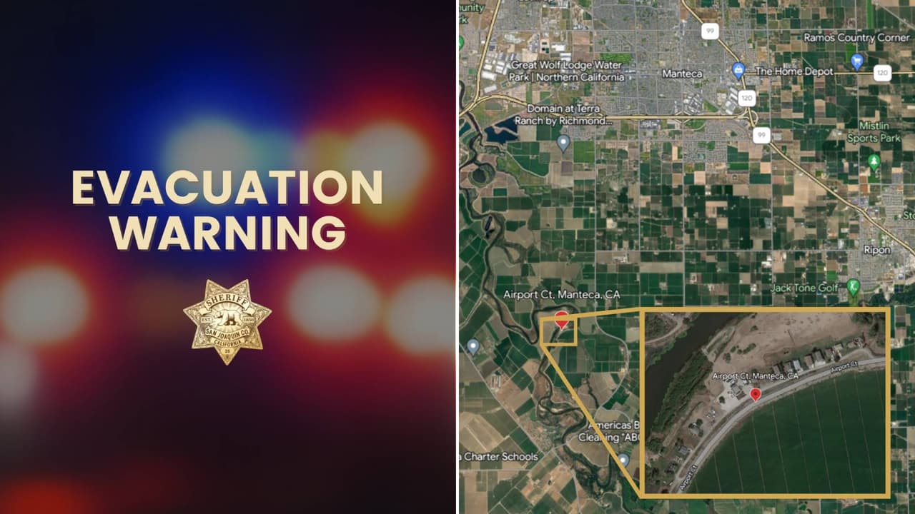 Continúan las alertas de evacuación en Manteca ante el riesgo de inundación