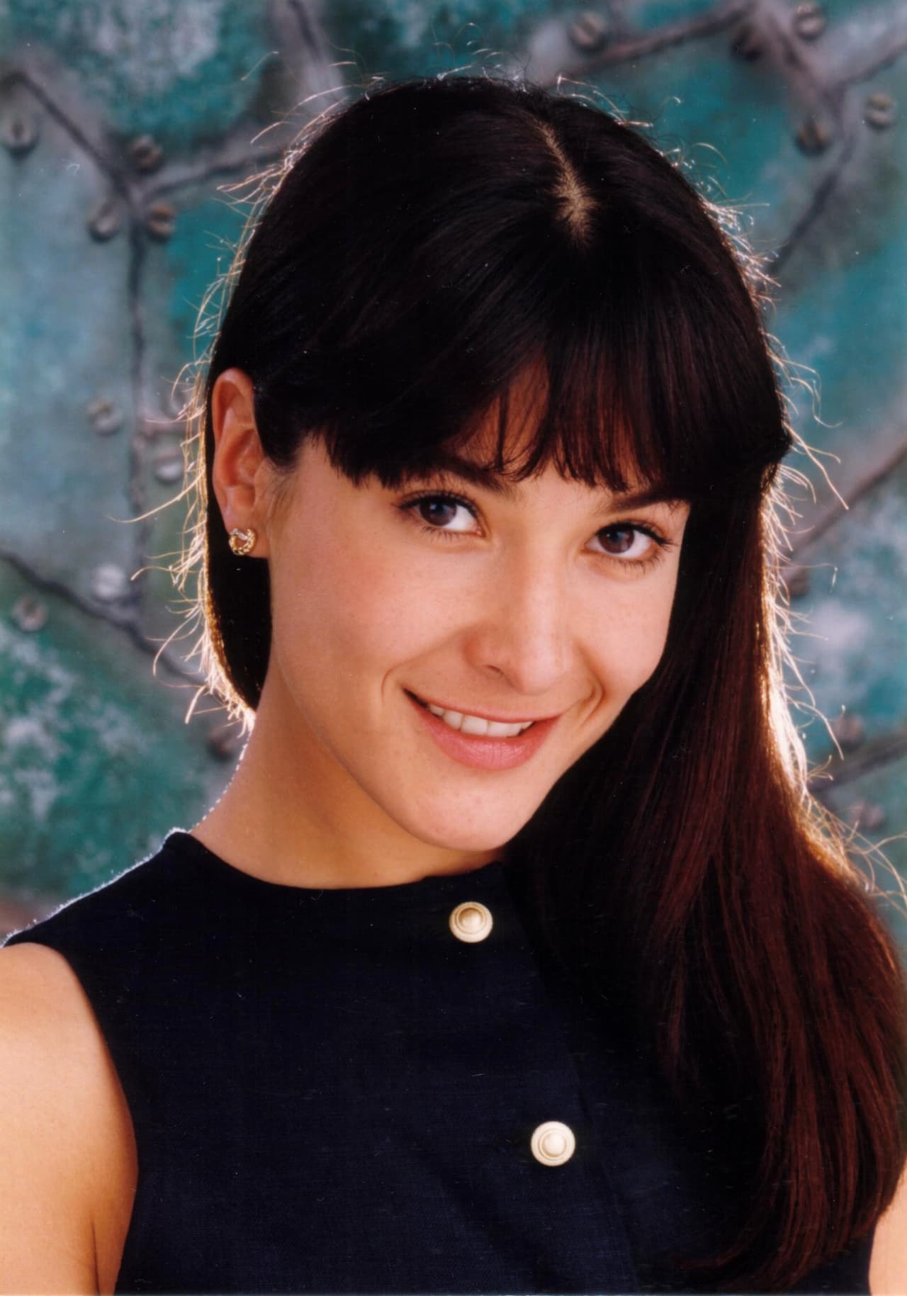 <i>Canción de amor</i> en 1996, fue una de sus primeras novelas. Lorena siempre se mostraba muy natural.