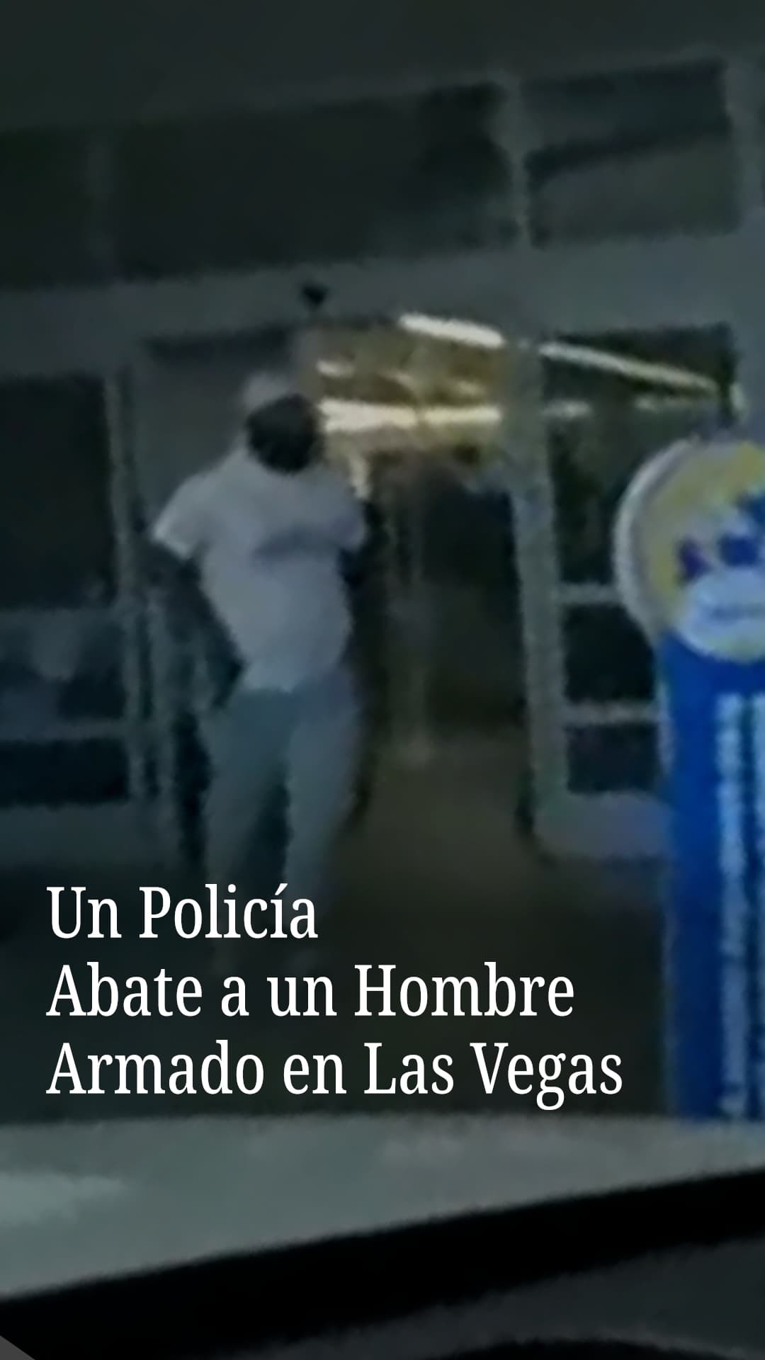 Un policía abate a un hombre armado en Las Vegas