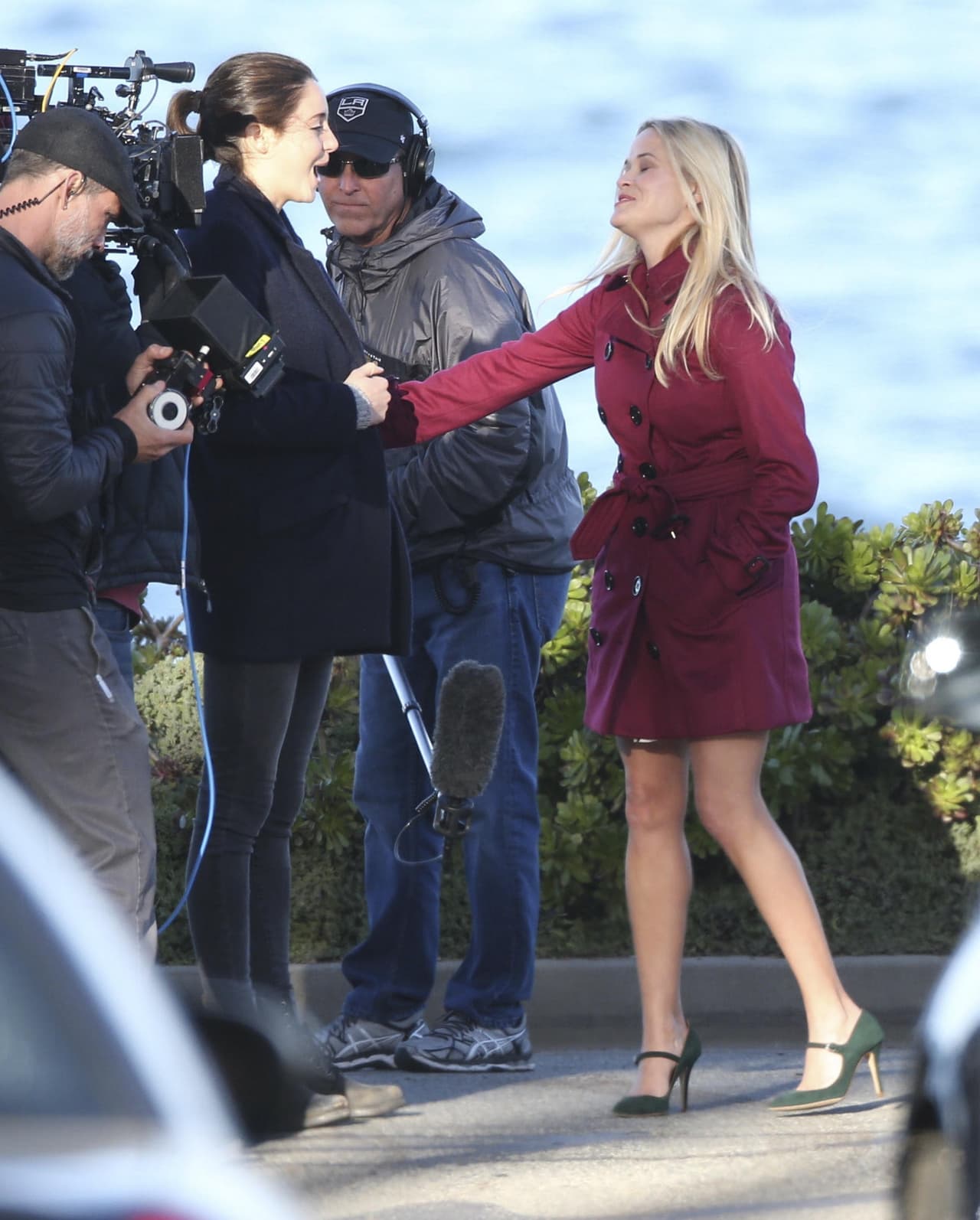 Divirtiéndose con la producción.