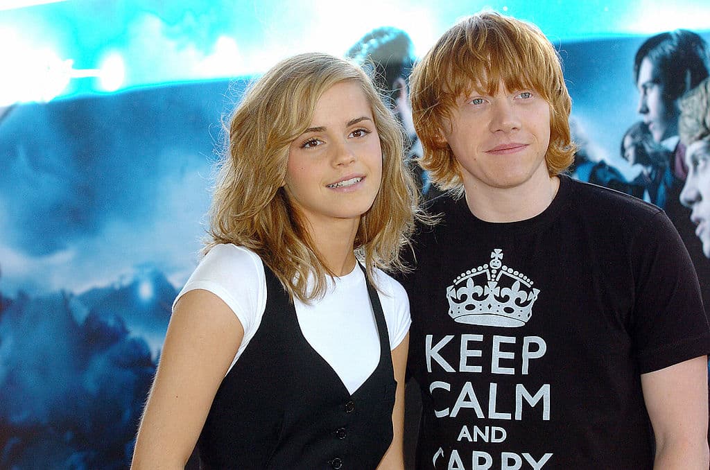 Rupert Grint y Emma Watson.