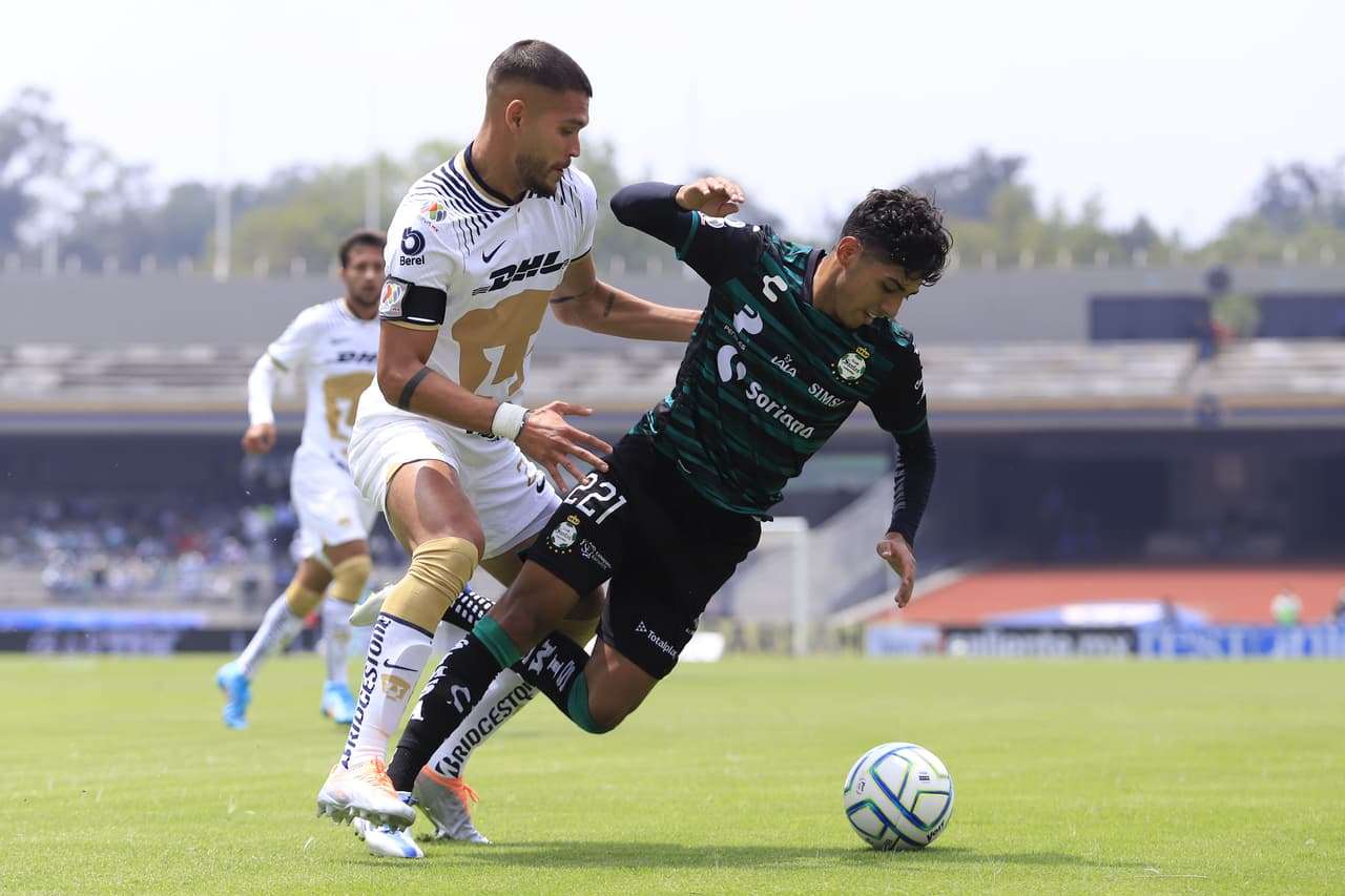 Goleada escandalosa a Pumas por parte de Santos por marcador de 5-1 en el Estadio Olímpico Universitario en la Jornada 10 del Apertura 2022 de la Liga MX.