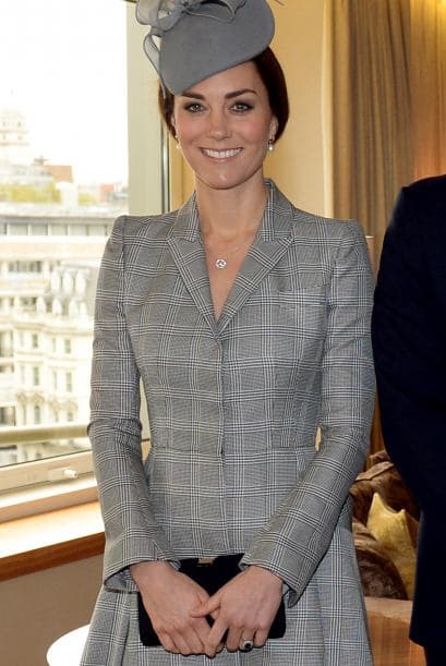 En todo momento lució radiante.