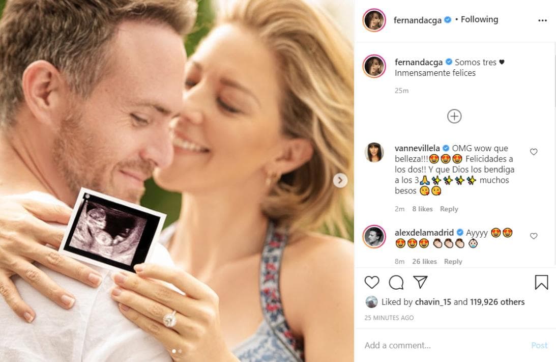 El 21 de agosto informaron que estaban esperando a su primogénito. "Somos tres. Inmensamente felices", escribió Castillo. El pequeño Liam Hayser Castillo nació el 19 de diciembre.