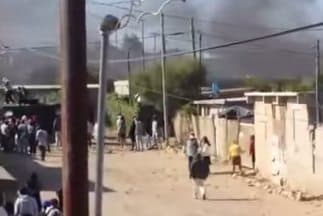 Imagen tomada de videos difundidos en YouTube.