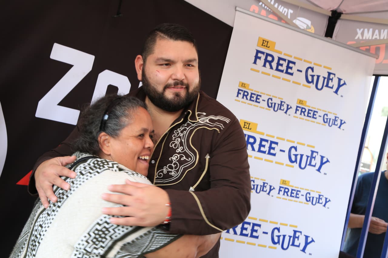 El Free-guey show es muy querido por su público y estas fotos lo demuestran.