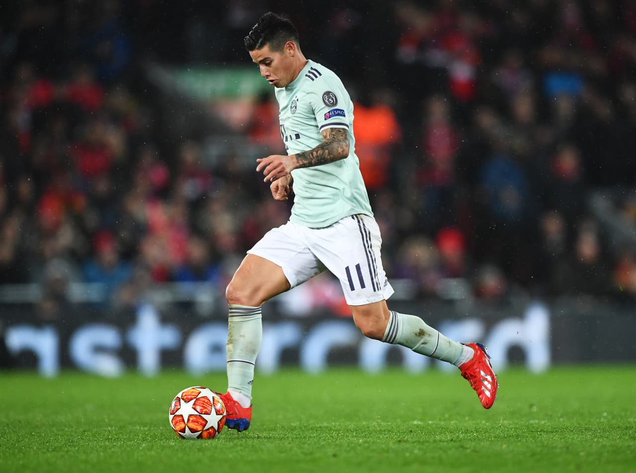 James considera positivo el empate en Anfield ante el Liverpool