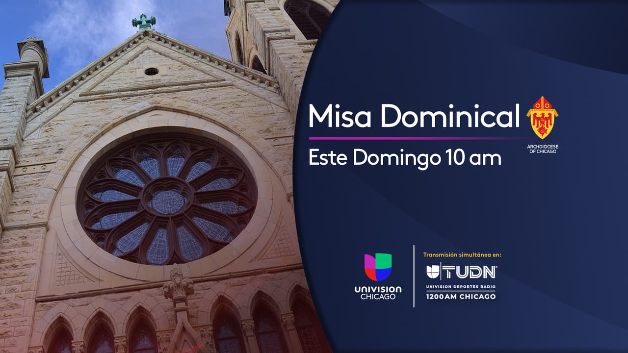 Univision Chicago transmite misa católica en español desde la Catedral del Santo Nombre