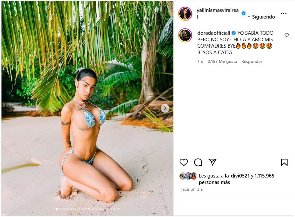 ‘La Dorada’ aumentó las especulaciones de que Yailin y Anuel AA estarían juntos.