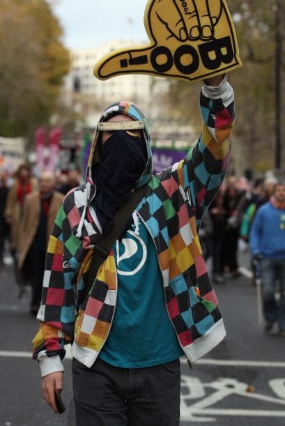 La manifestación también está en contra de la propuesta de posponer la edad de jubilación hasta los 67 años.