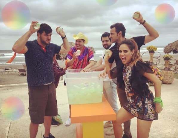 Para el reto '¿Quién tiene más pelotas?' todos estaban alistando su artillería.