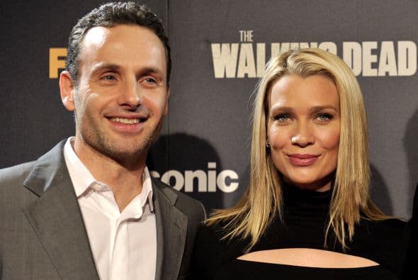 Con Andrew Lincoln en la presentación del programa. Mira aquí los videos más chismosos.