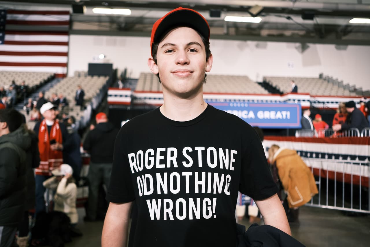 El evento tuvo lugar no muy lejos de donde una vez estuvo el imperio de casinos de Trump en Atlantic City.