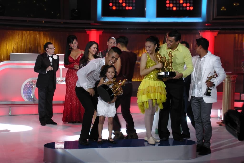 Dulce, de 5 años, y su amigo fueron los segundos ganadores.