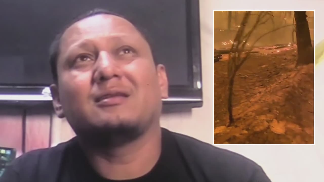 Erick Sarabia acampaba junto a su hijo de 14 años y otras familias el jueves de la semana pasada. Al día siguiente, comenzó el incendio Creek y el sábado las llamas ya habían llegado a la zona donde se encontraban. El hispano relata cómo todos debieron ser rescatados en helicóptero, en una experiencia dramática que jamás olvidarán.