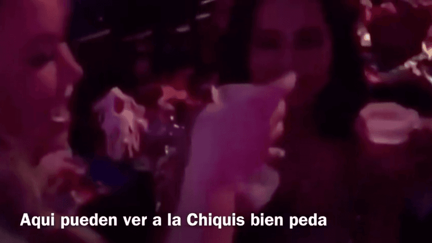 Con esta imagen quiso evidenciar que Chiquis Rivera estuvo consumiendo alcohol el pasado Viernes Santo, durante una fiesta de cumpleaños tardía que se le ofreció a la cantante Becky G.