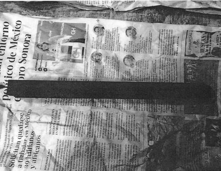 Pieza de lanzagranada comprada por el Cartel de Sinaloa.