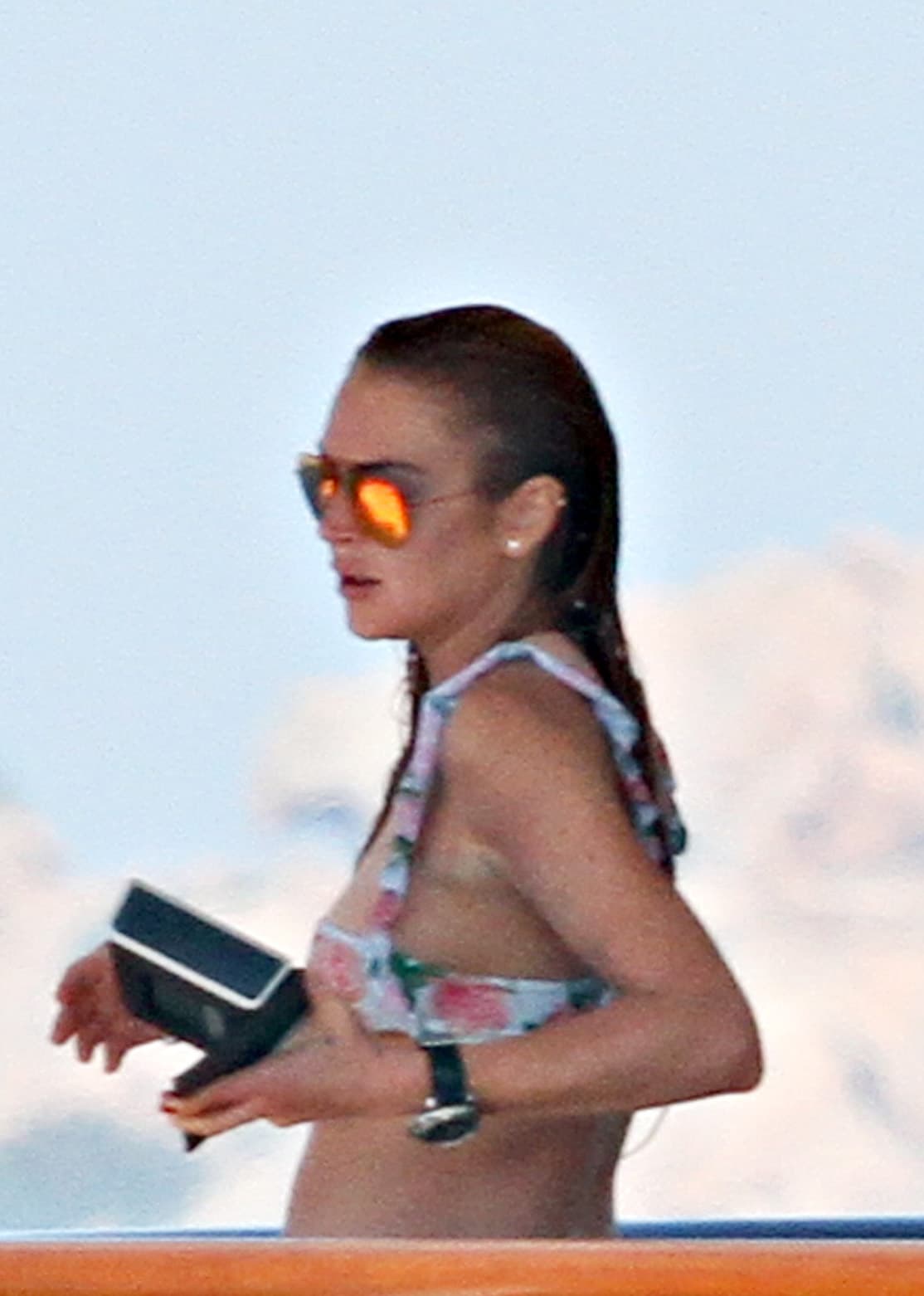 Pero su padre reveló hace un par de días que Lindsay está embarazada.