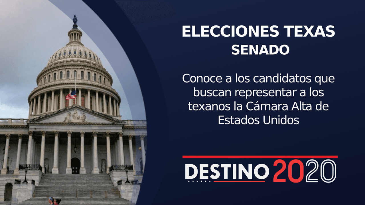 Conoce a los candidatos que buscan representar a Texas en el Senado de Estados Unidos