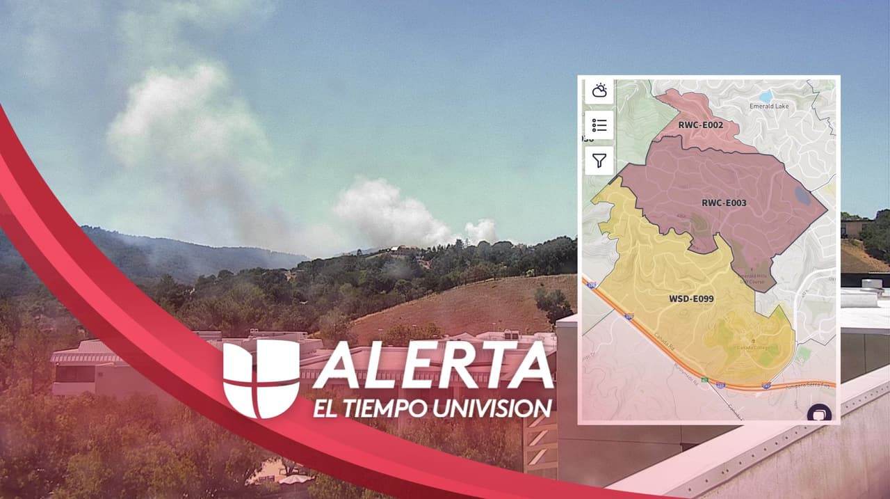Si vives en esta zona debes evacuar inmediatamente por un incendio forestal en el condado de San Mateo