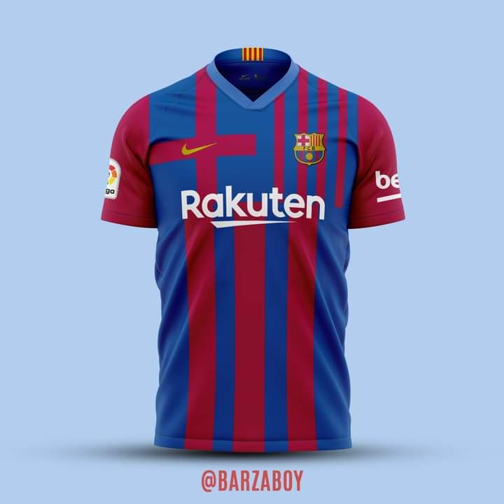 Basada en su escudo, así será la playera del Barça para la campaña 2021-2022