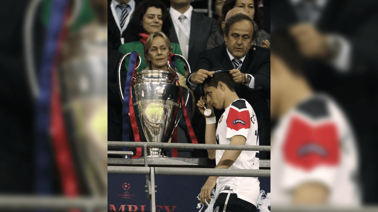 <b>Chicharito derrotado</b>
<br>- Aquel partido hace nueve años significó la primera y única Final del delantero mexicano en UCL.