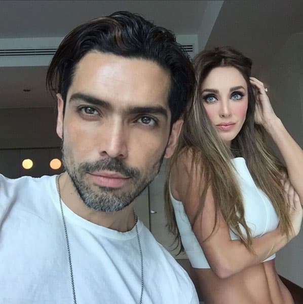 Anahí también se mantiene en forma.