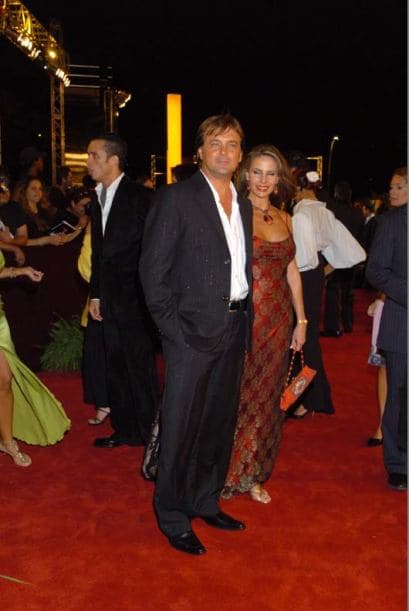 El actor argentino y Patricia Rangel estuvieron juntos por 10 años y así de enamorados lucían en aquel entonces.