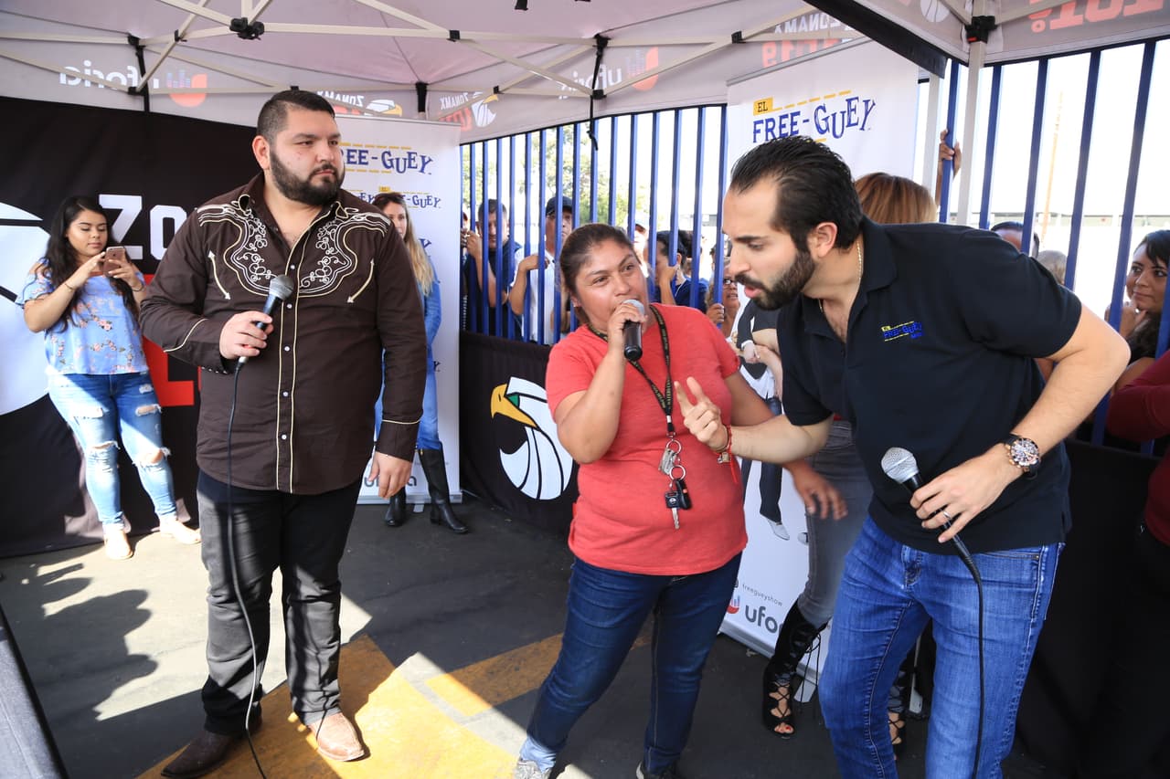 El Free-guey show es muy querido por su público y estas fotos lo demuestran.