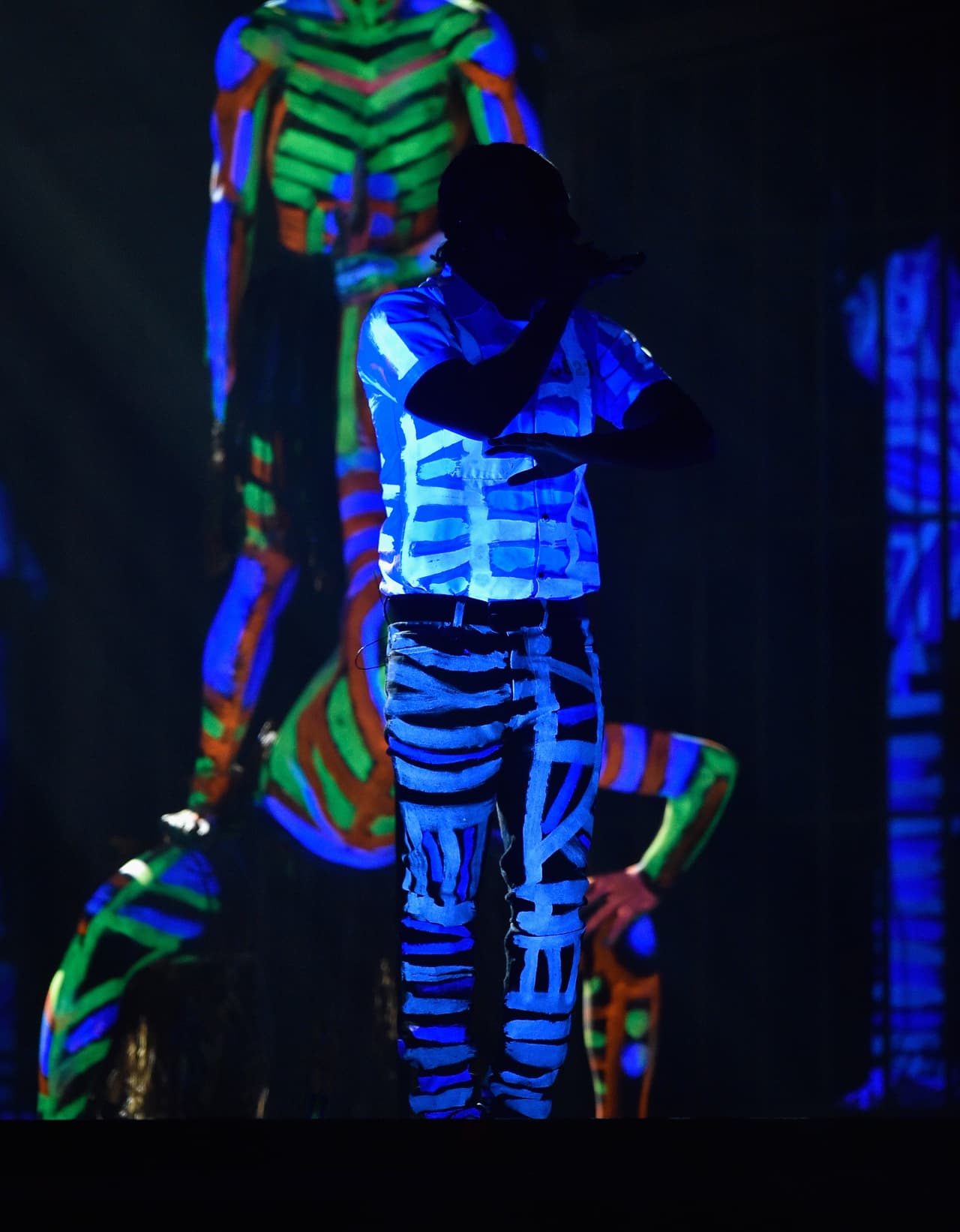 La forma en la que detonó su performance fue uno de los mejores momentos de la noche.