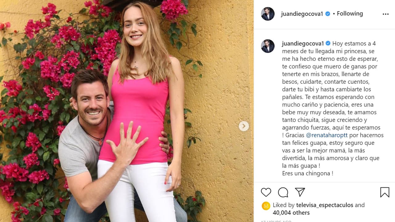 En ese entonces mencionó que ya estaban listos para recibir a su hija: "Ya estamos bien preparados, tomamos cursos psicoprofilácticos. Nos han dado todas las recomendaciones habidas y por haber", mencionó la estrella de 
<b>Mi Marido Tiene Más Familia</b>. 
<br>