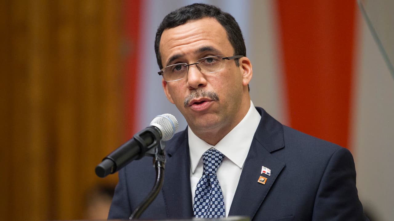 El gobernador de Puerto Rico recibe al canciller de República Dominicana