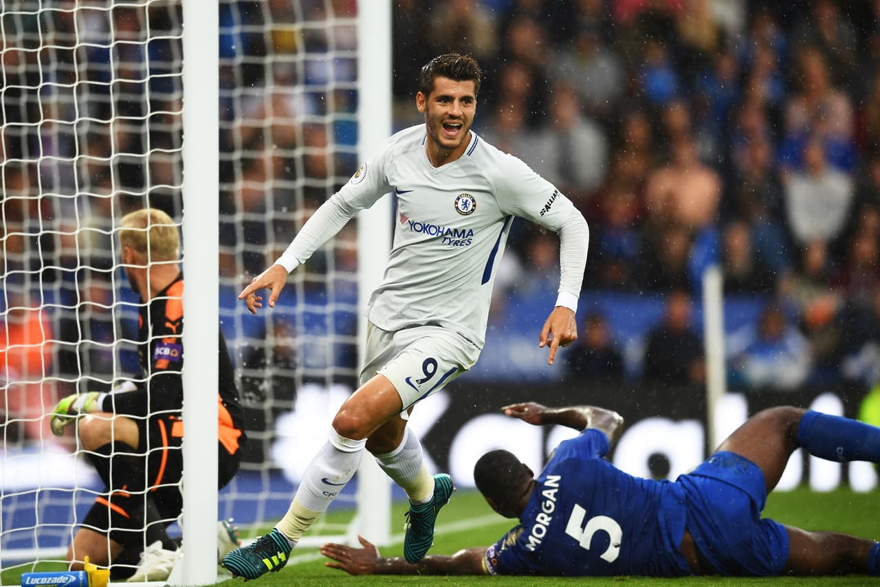 Morata abrió el camino de la victoria para los Blues definiendo en el área una asistencia de su compatriota César Azpilicueta.