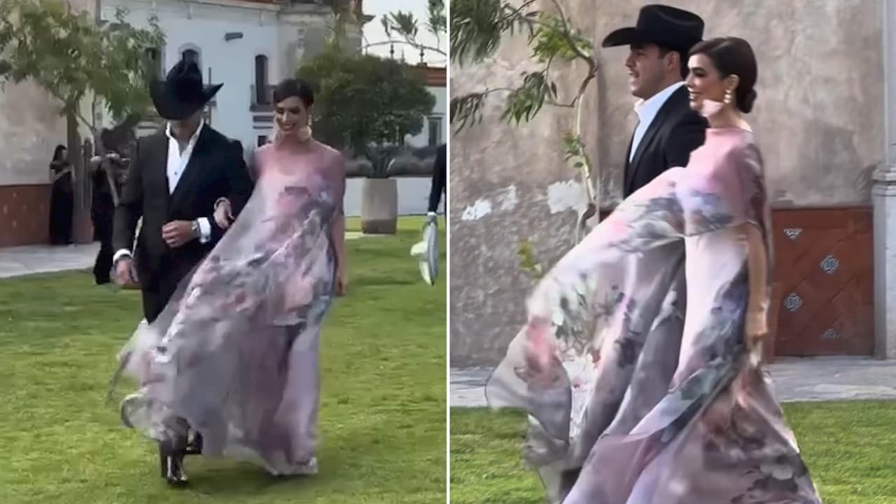 Biby Gaytán acaparó miradas en la boda de su hija ‘Ale’ con este vestido “renacentista”