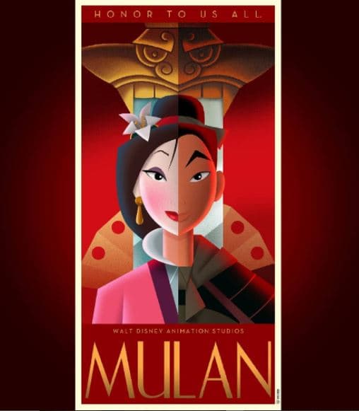 <b>'Mulán'</b>
<br>Inicialmente no se trataba de un estilo unificado, así que el nombre
<i> </i>art déco fue acuñado hasta 1966, a raíz de la muestra retrospectiva 'Les Annés 25' (celebrada en el Museo de Artes Decorativas de París en conmemoración de la 'Exposición Internacional de Artes Decorativas Modernas' de 1925).