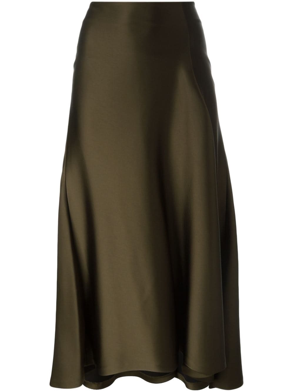 Dried Herb | Inspirado en el clásico tono militar y anteriormente considerado como un tono casual, hoy se ha convertido en sinónimo de sofisticación. Diseñadores como Roberto Cavalli, Valentino y Alexander McQueen; sin olvidar las colecciones de Versus, lo han incluido en su gama de tonos para la temporada. (En poliéster, Theory, $410; farfetch.com)