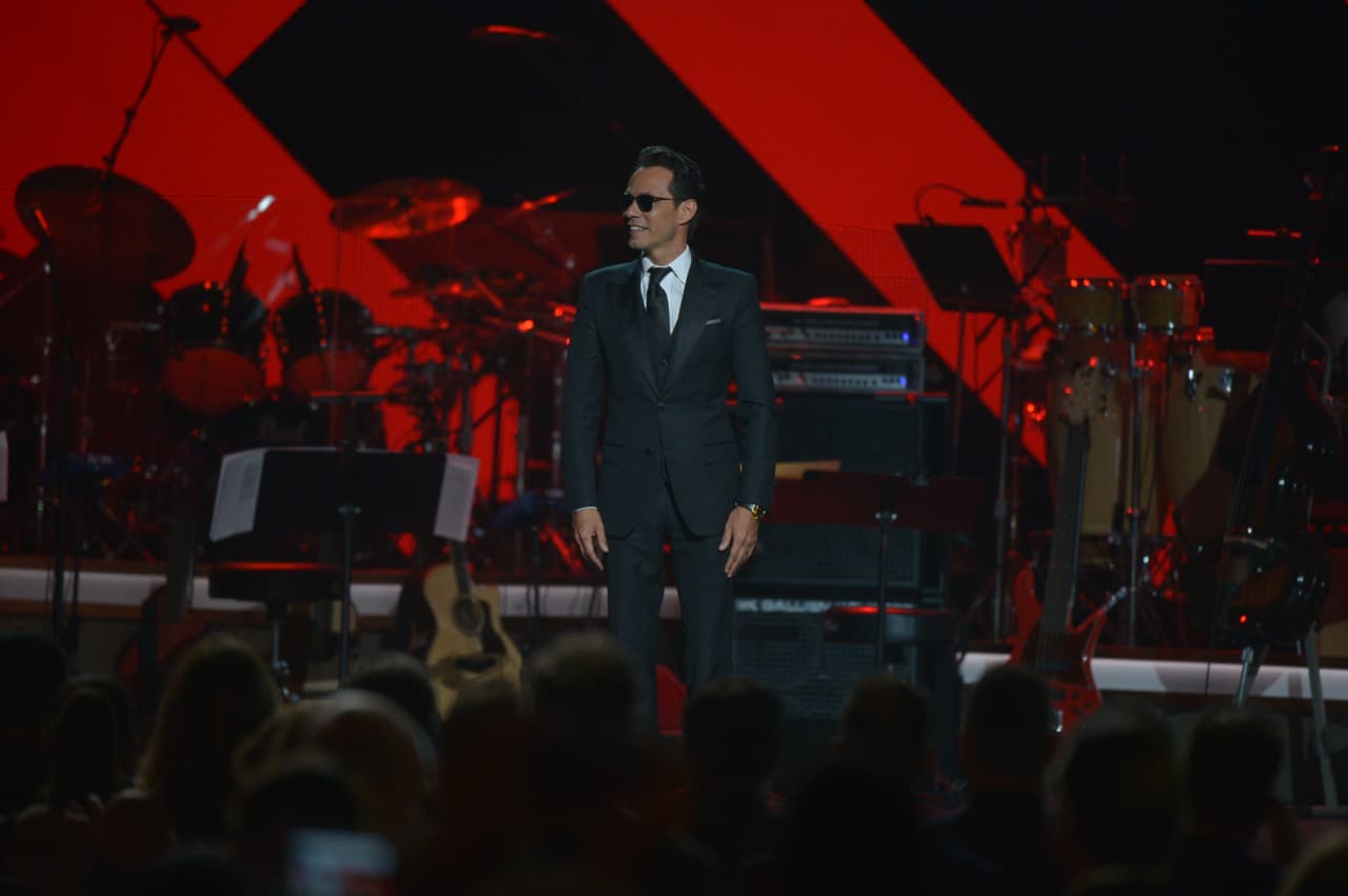 Marc Anthony fue homenajeado la noche antes a la entrega de Latin GRAMMY y fue reconocido con el premio a Persona del Año.
