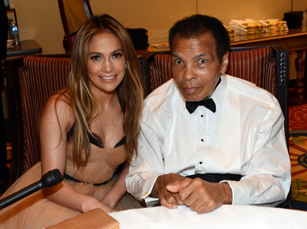 J.Lo con Muhammad Ali
