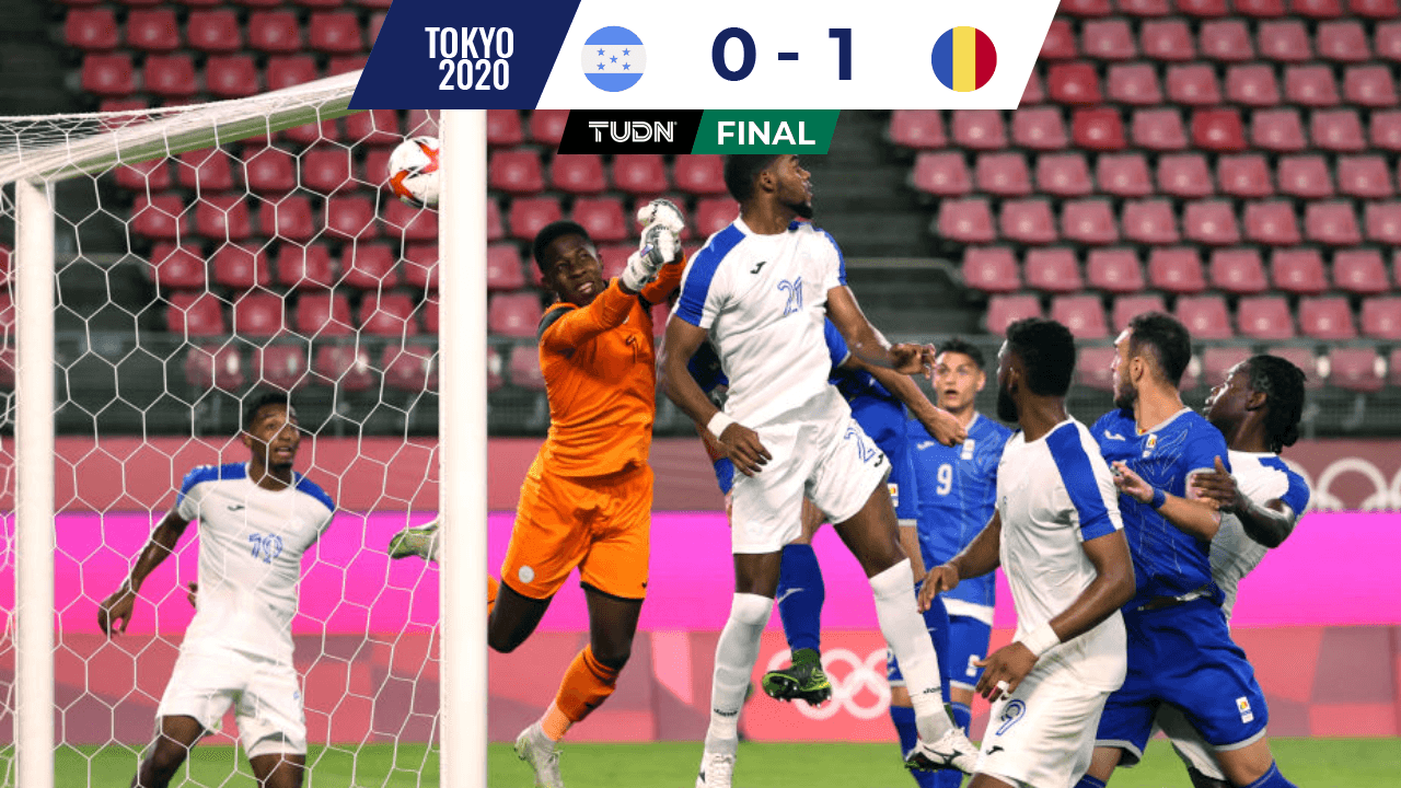 Por falta de suerte y puntería, Honduras cayó ante Rumania en Tokyo