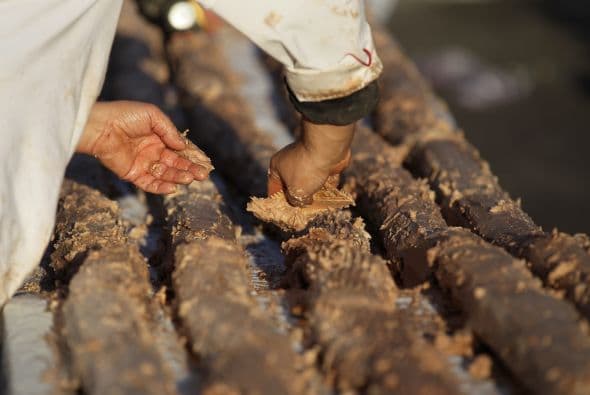 En la ciudad Francesa de Vernon, crearon el tradicional postre "Tronco de Navidad" más grande del mundo, midió 1.4 kilómetros.