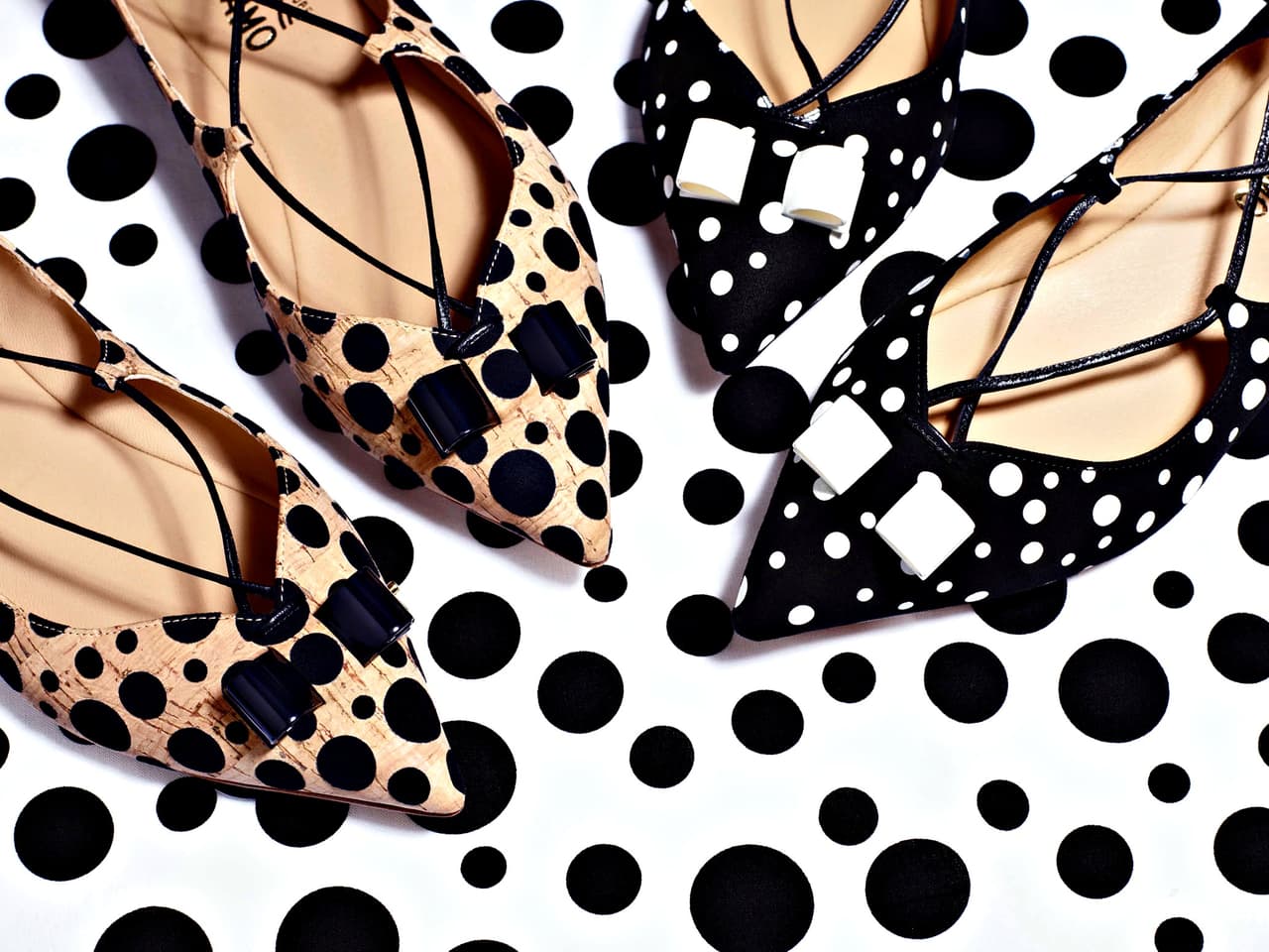 Zapatos creados por Edgardo Osorio para Ferragamo.