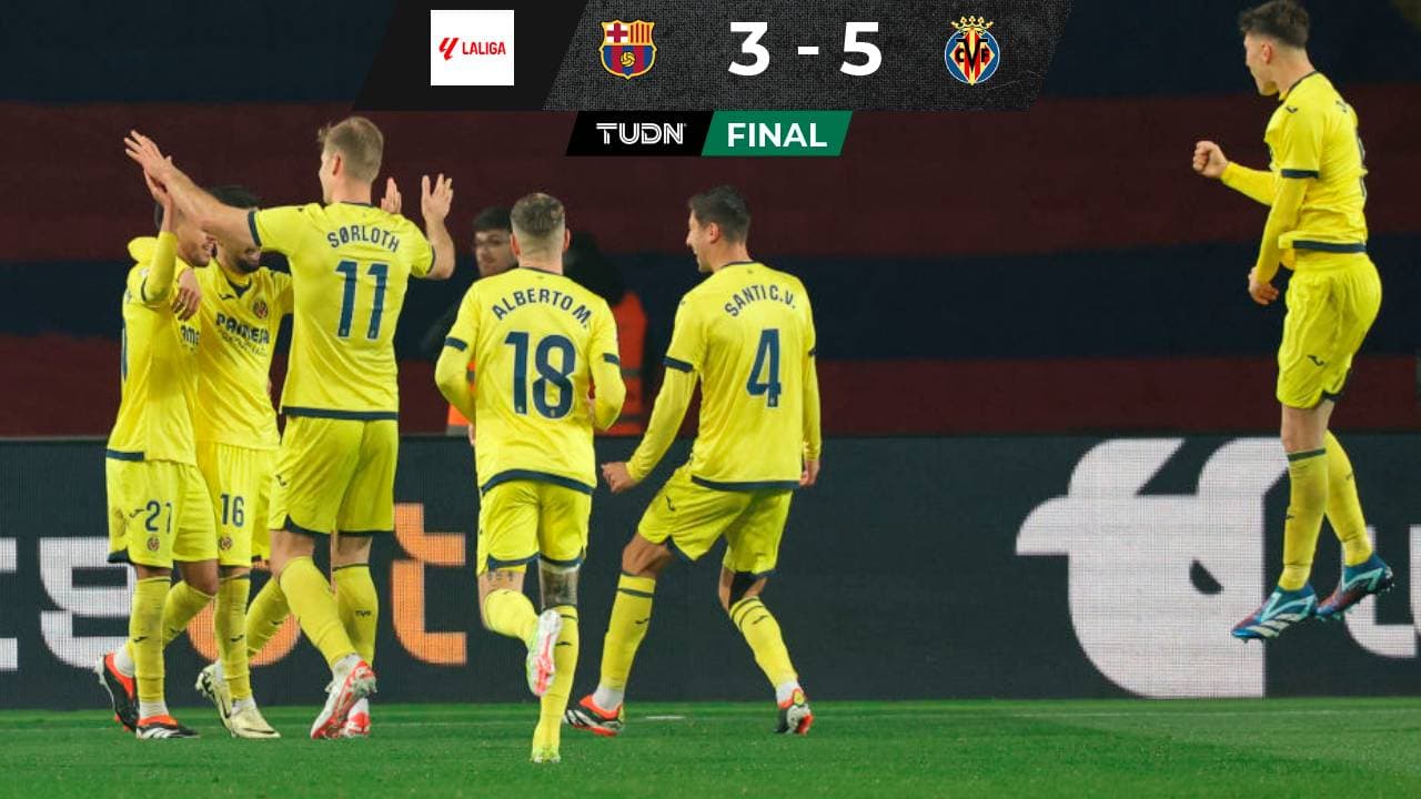 Barcelona cae ante Villarreal en un partido loco en LaLiga