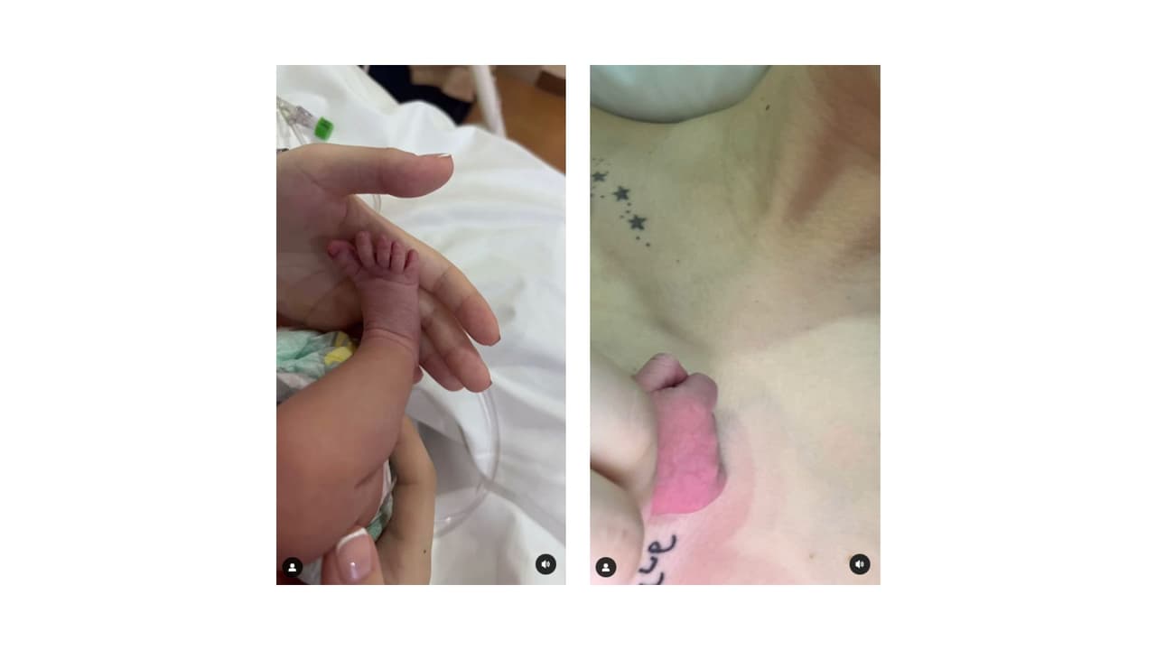 Las primeras fotos de Tessa, nieta de Victoria Ruffo.