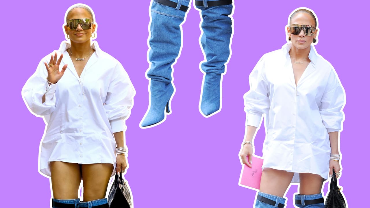 A JLo no se le cayeron los pantalones (aunque parezca): la culpa es de sus botas