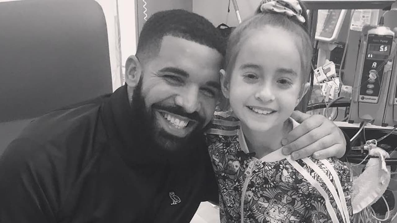 Drake visits 11-year-old heart transplant patient
