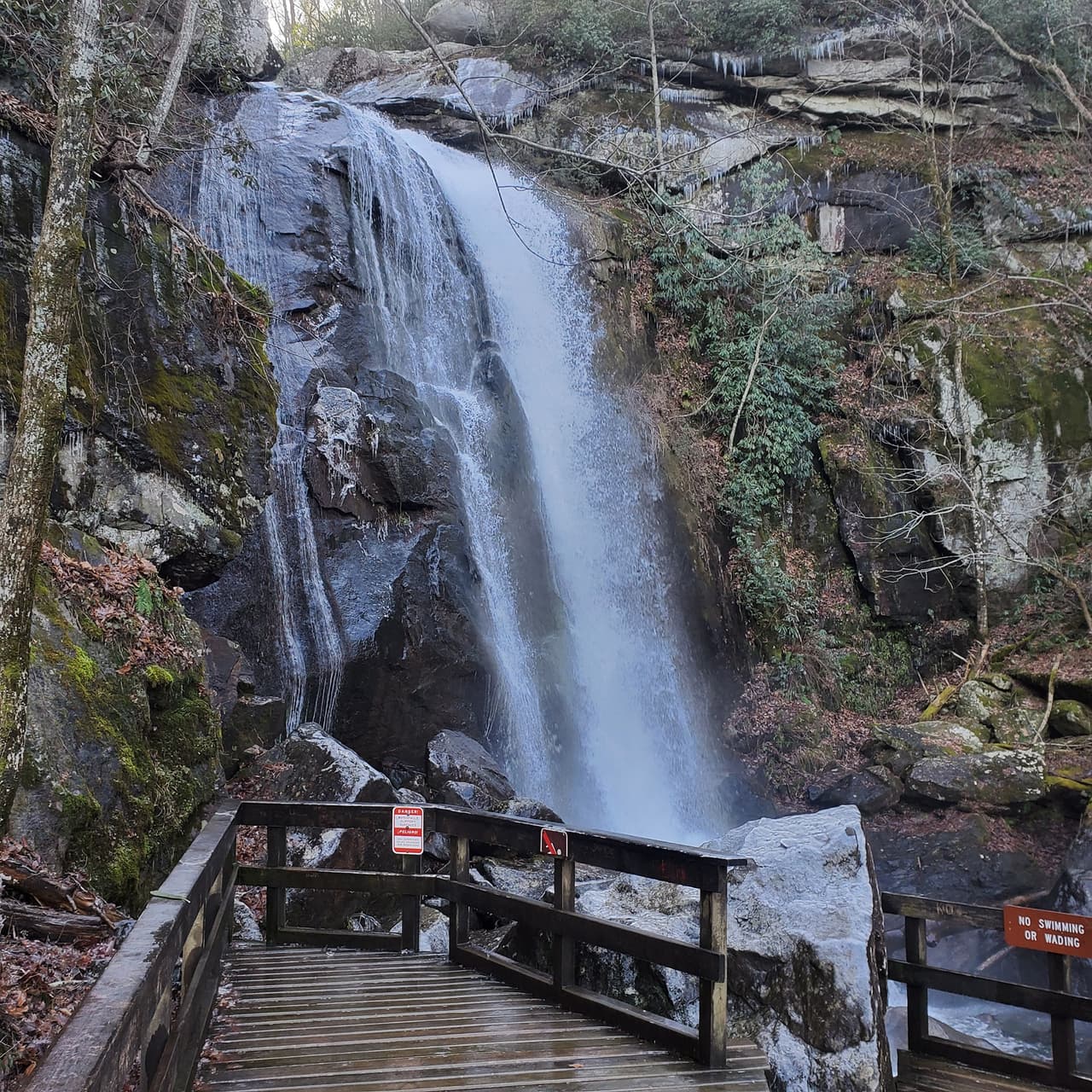 <b><a href="https://www.ncparks.gov/state-parks/south-mountains-state-park">South Mountains State Park</a></b>. South Mountains State Park ofrece 18,000 acres de terreno montañoso sorprendentemente escarpado en las suaves colinas de Piedmont. Hay 48 millas de senderos para caminatas, incluido un circuito de 17 millas que también está abierto para el ciclismo de montaña. Algunas de las montañas dentro del Parque Estatal South Mountains se elevan 1,500 pies desde la entrada del parque hasta sus picos, por lo que el terreno puede ser empinado, ya sea que esté en bicicleta o a pie.
<br>
<br>
<b><a href="https://goo.gl/maps/TGjP1aLiCaTswVMcA">Cómo llegar</a></b>