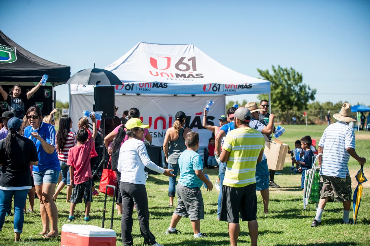 Diversión familiar en Copa Univision Fresno.