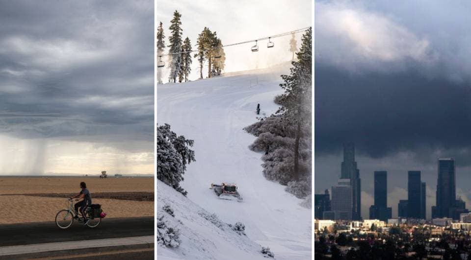 Nueva tormenta invernal traerá más lluvia y nieve al sur de California: te decimos hasta cuándo