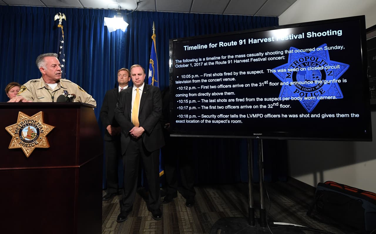 82 minutos de terror: así transcurrió la operación de respuesta al tiroteo de Las Vegas