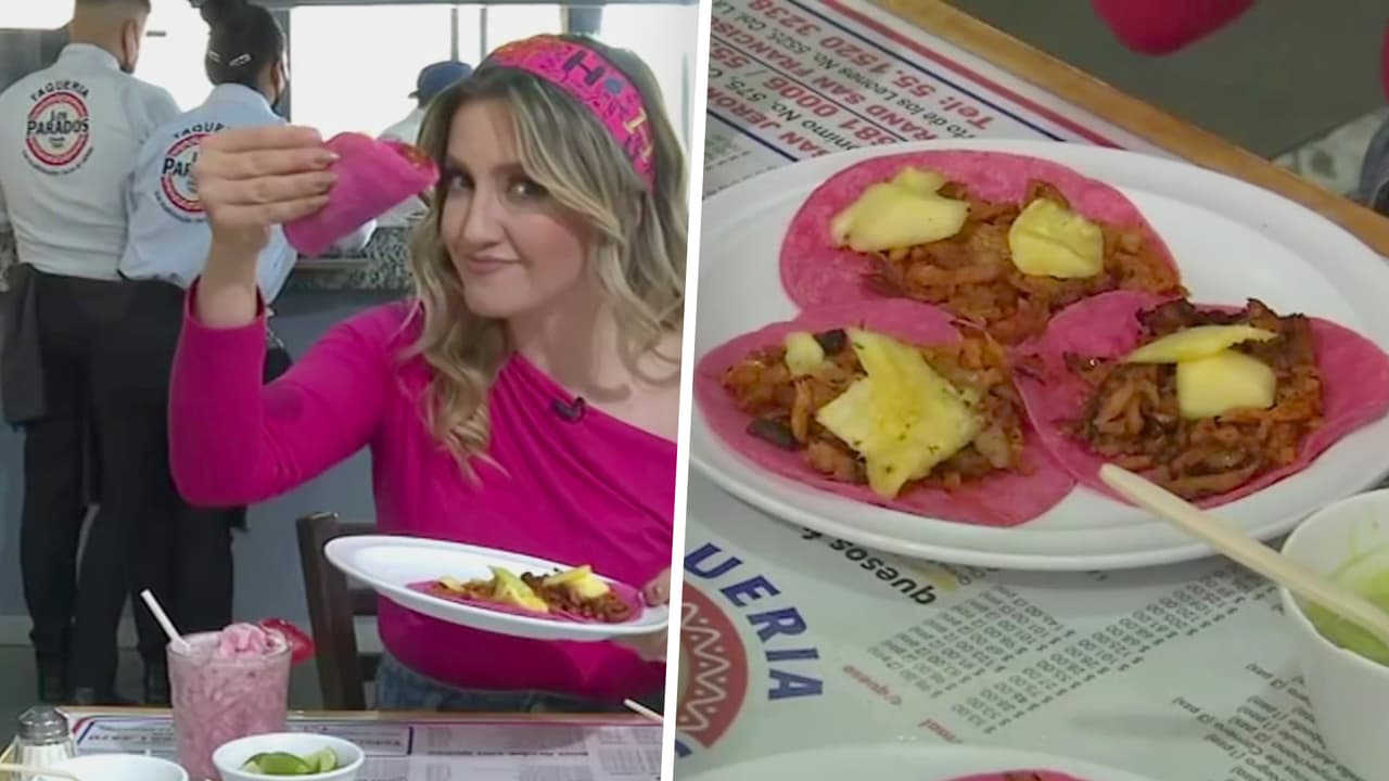 La fiebre de ‘Barbie’ llegó hasta la comida: así son los tacos rosas inspirados en la muñeca